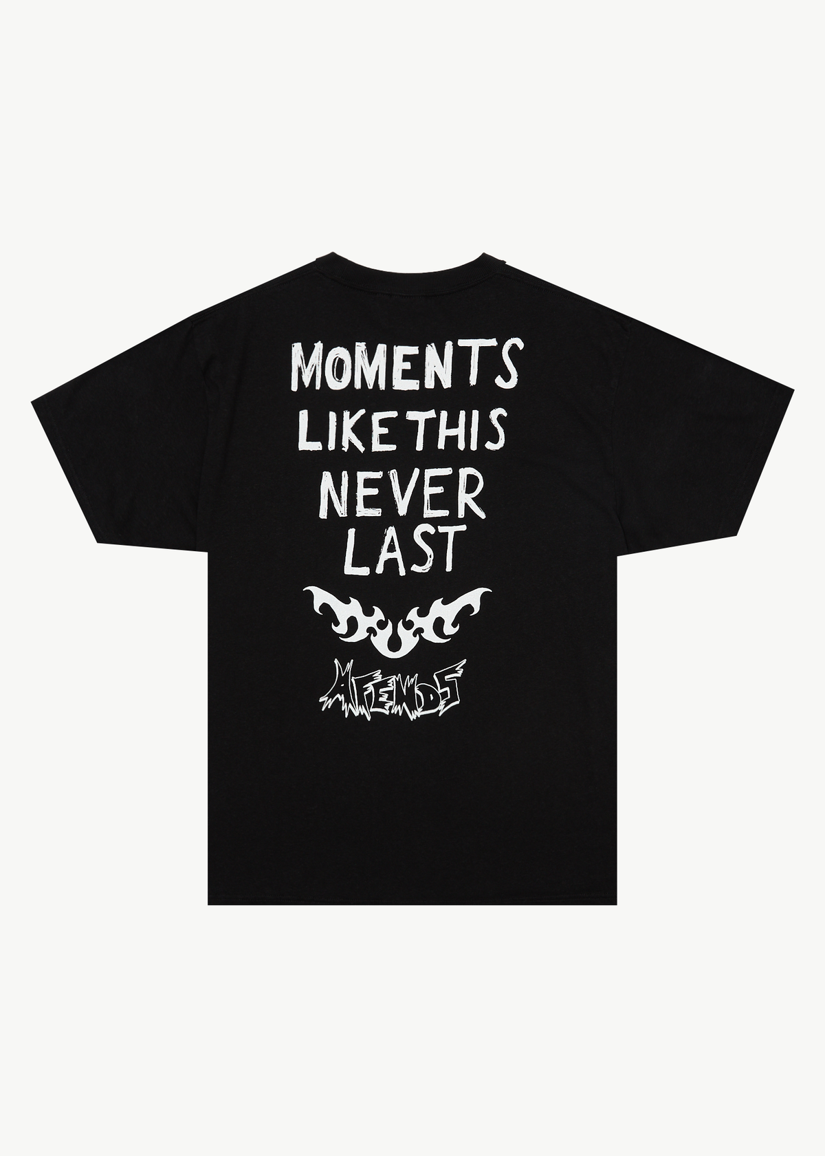 AFENDS Mens Moments - Boxy Tee - Black