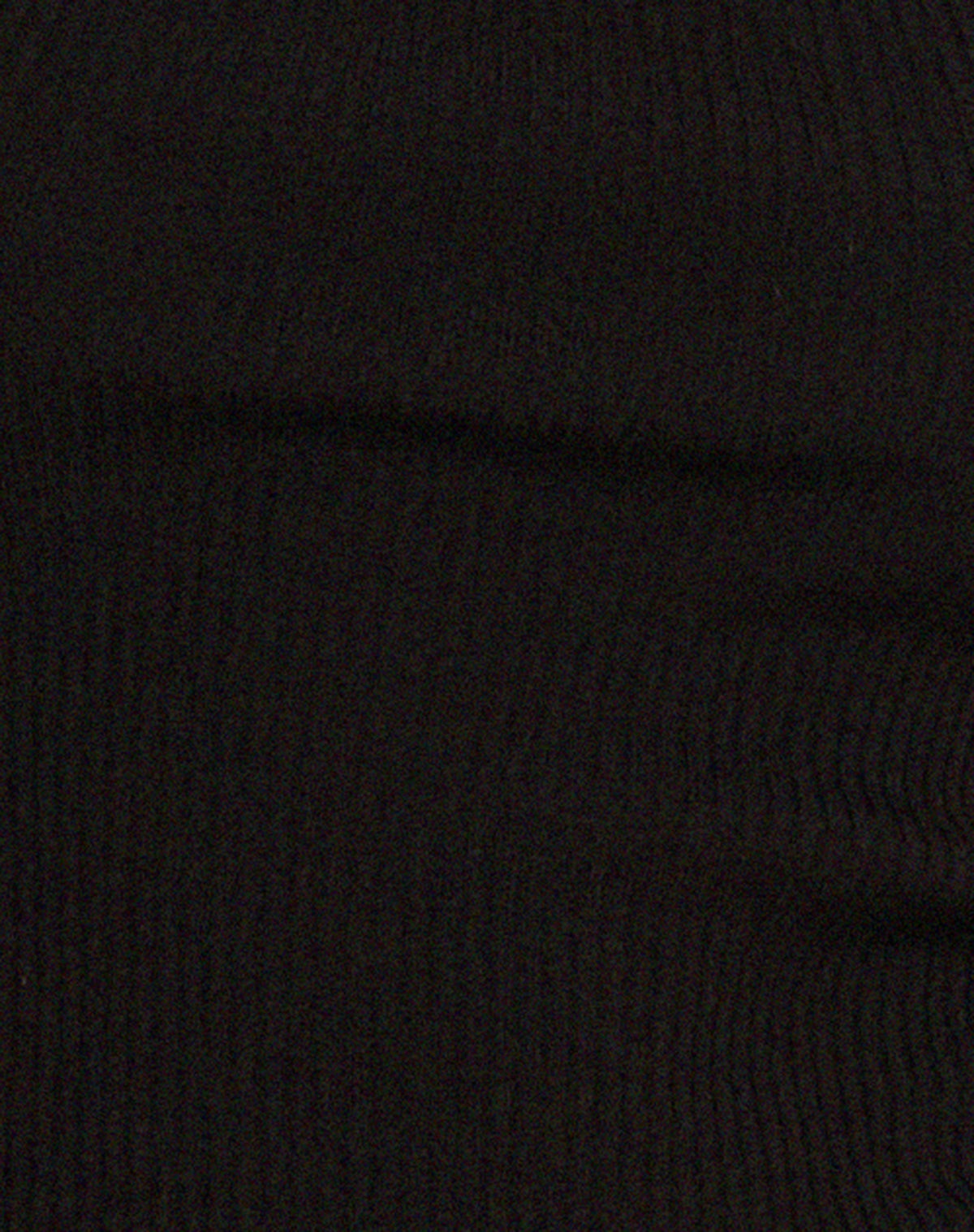 Caena Top in Black Rib Knit