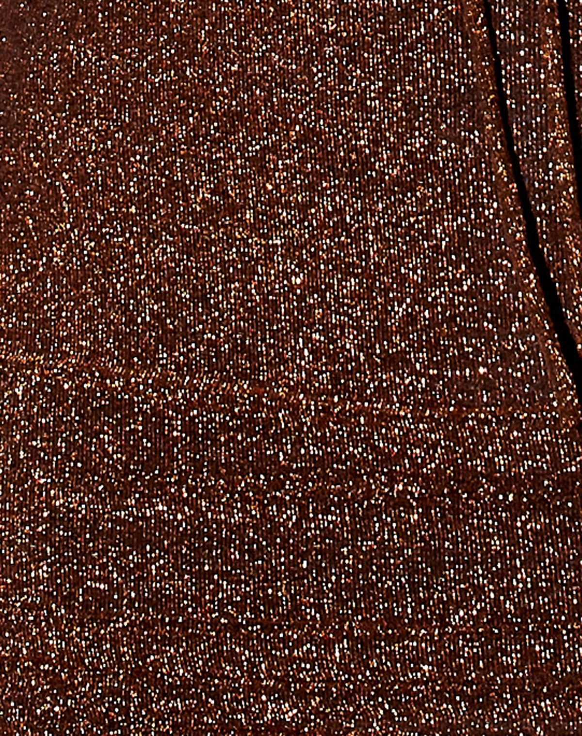 Arji Mini Skirt in Glitter Lurex Bronze