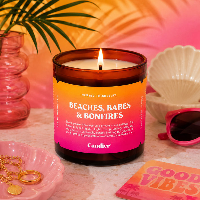 Beaches, Babes And Bonfires 9oz Candle