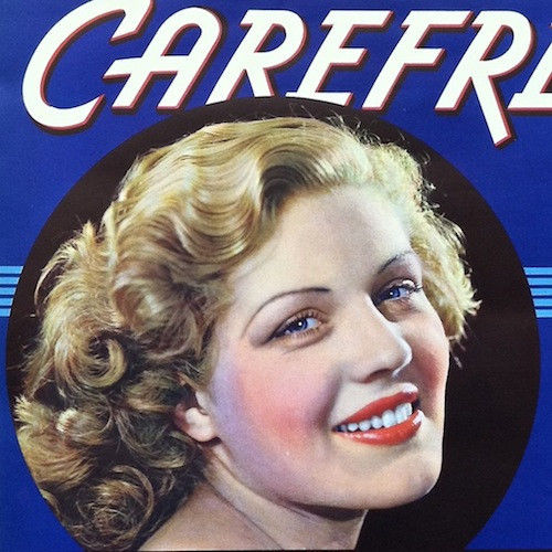 CAREFREE Citrus Crate Box Label