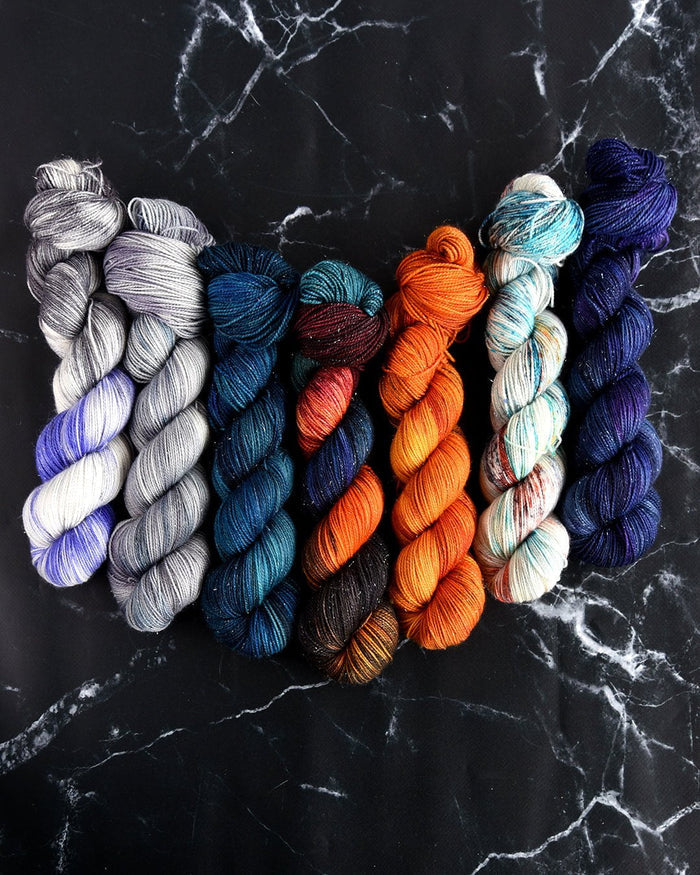 Destination Yarn fingering weight yarn Milky Way - Dyed to Order