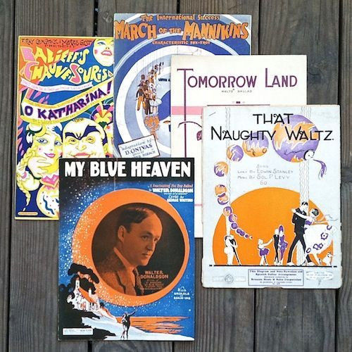 ROARING Twenties Sheet Music Collection 1920s