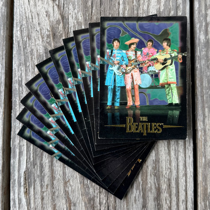 10 Original THE BEATLES Sports Time 1996 Promo SGT. PEPPER P1 Trading Card LOT