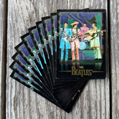 10 Original THE BEATLES Sports Time 1996 Promo SGT. PEPPER P1 Trading Card LOT