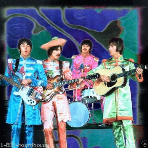 THE BEATLES Sgt. Pepper Promotional Trading Card 1996