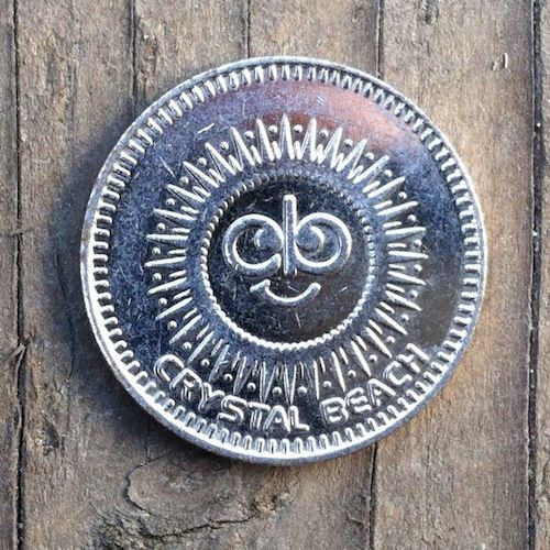 CRYSTAL BEACH Amusement Park Token Coin 1960s