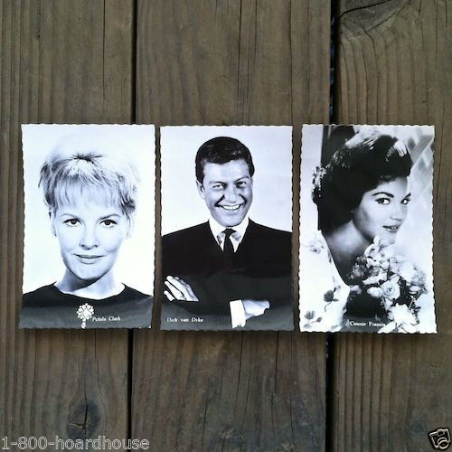 ACTOR HEAD SHOT Postcards 1960s