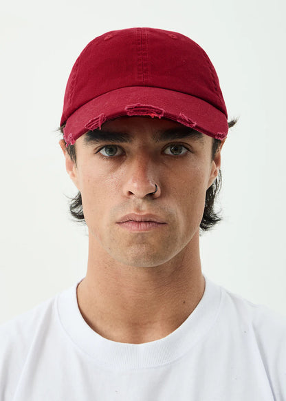 AFENDS Mens Genesis - Six Panel Cap - Vintage Ketchup