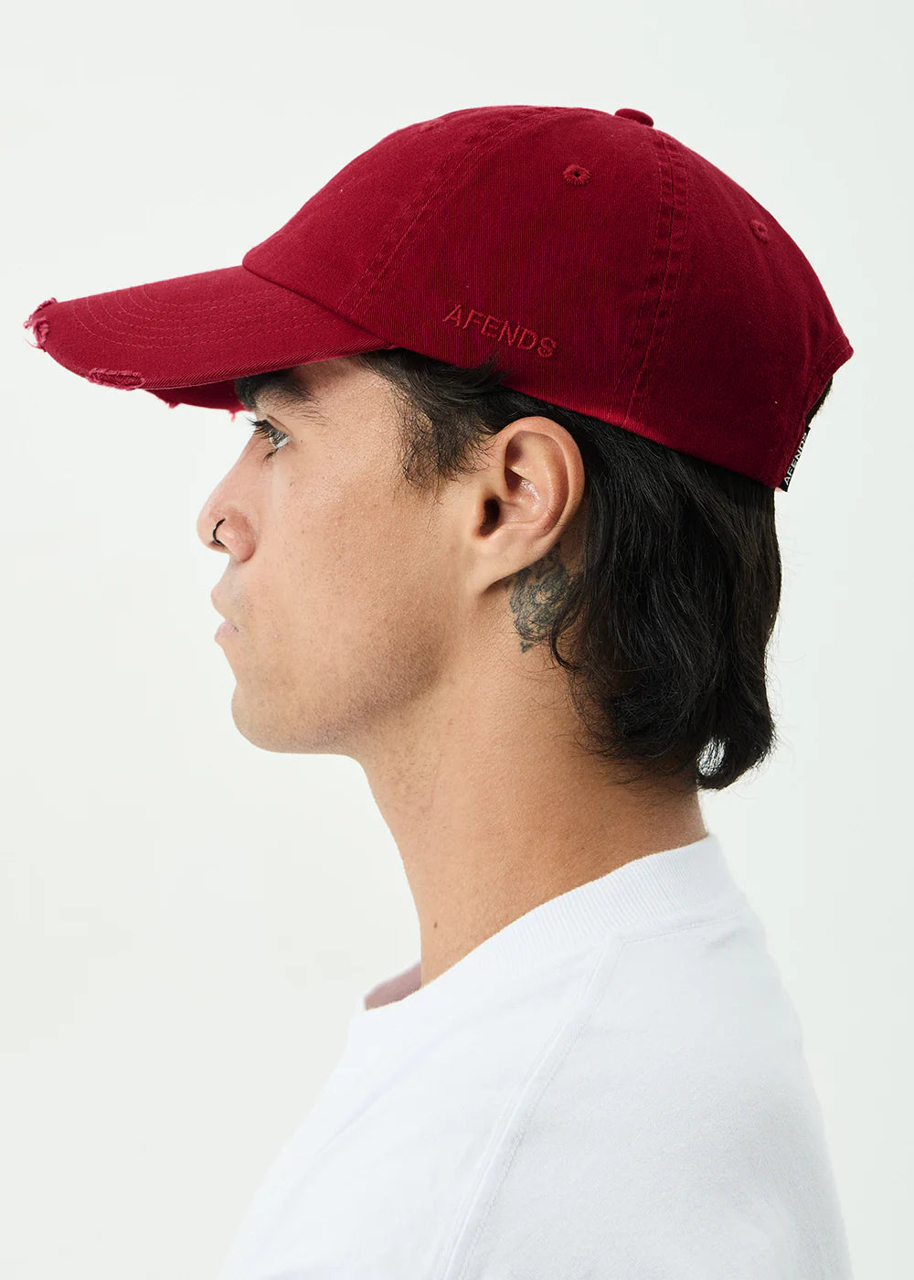 AFENDS Mens Genesis - Six Panel Cap - Vintage Ketchup