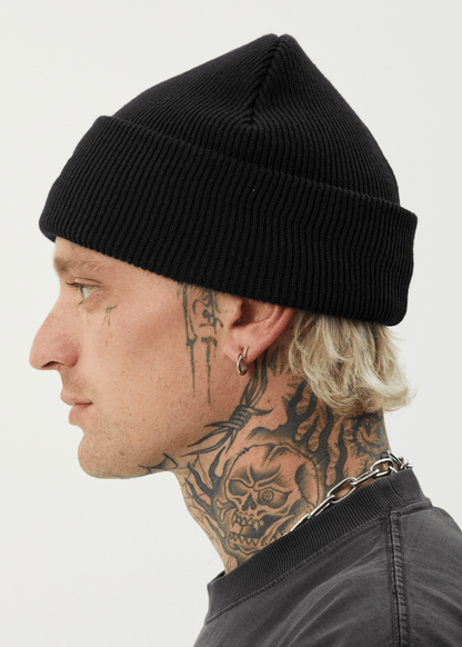 AFENDS Mens Hometown - Beanie - Black