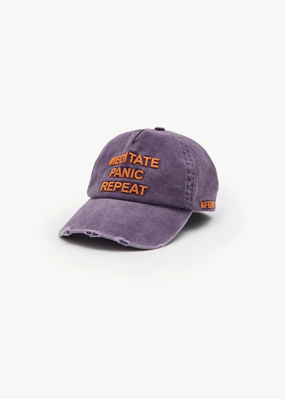 AFENDS Womens Loop State - 5 Panel Cap - Aubergine