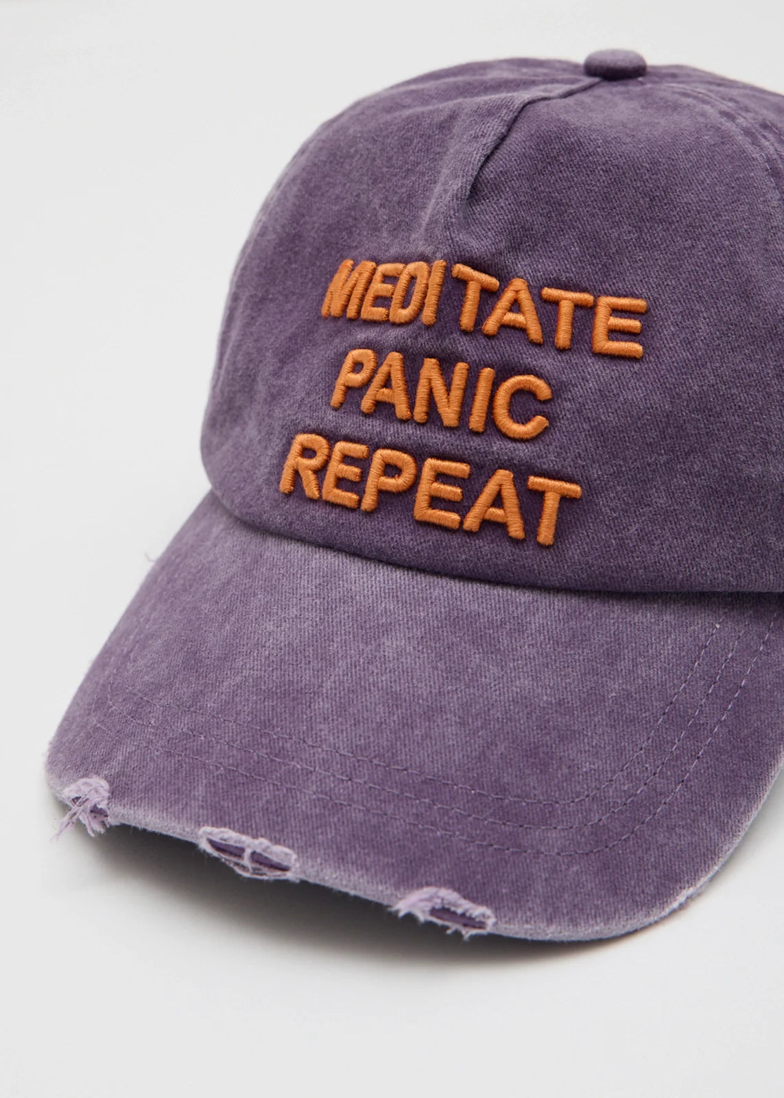 AFENDS Womens Loop State - 5 Panel Cap - Aubergine