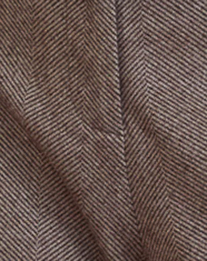 Abdel Faux Wool Tailored Trouser in Walnut