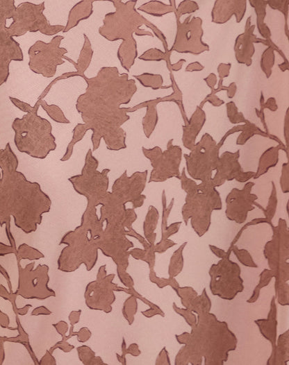 Alfreda Maxi Skirt in Neutral Floral Print