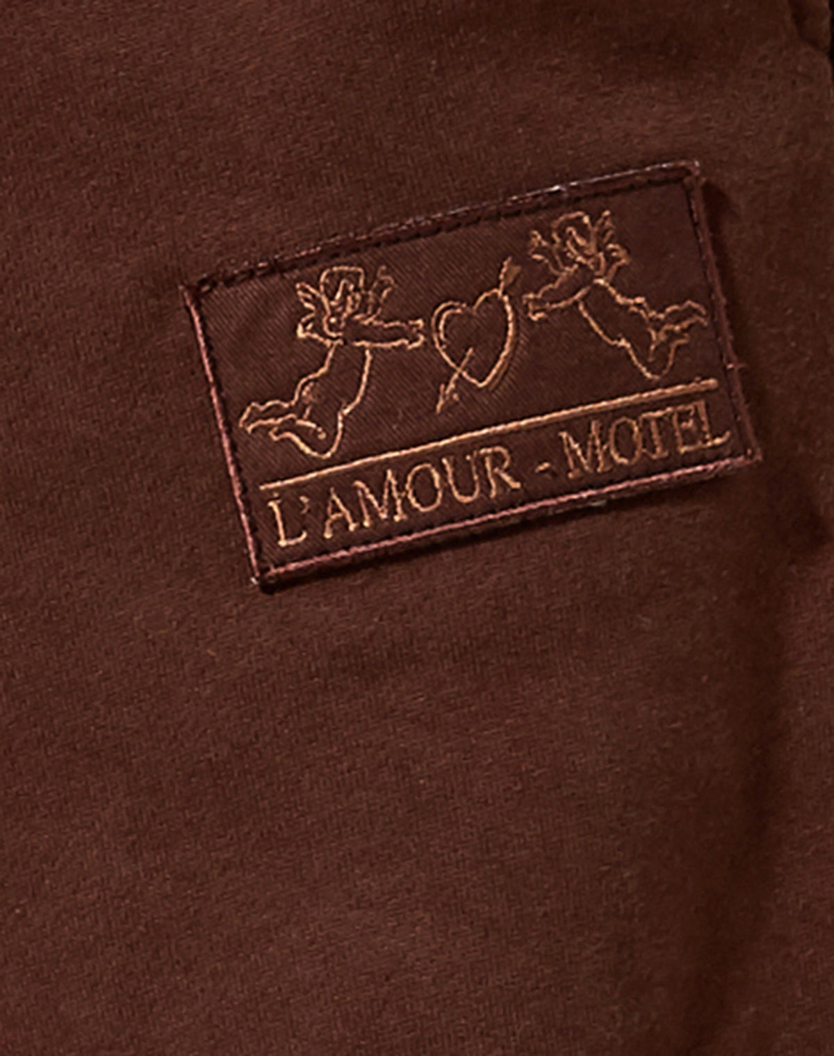 Basta Jogger in Deep Mahogany L'Amour Cherub Label Embro