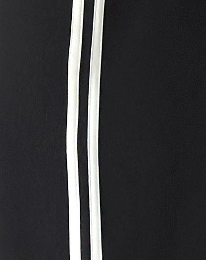 Benno Shorts in Black with White Side Stripe