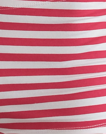 Biga Long Sleeve Top in Red and White Stripe