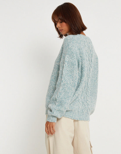Chalih Jumper in Duck Green