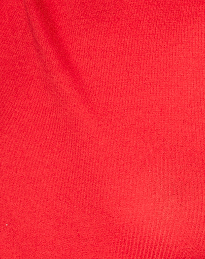 Clias Crop Top in Rib Racing Red