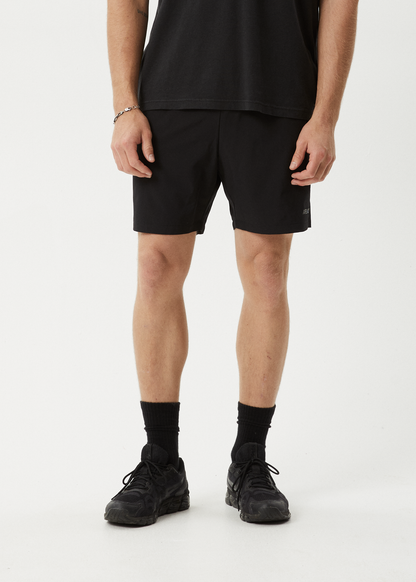 AFENDS Mens Kettle-Ish - Performance Short 18" - Black