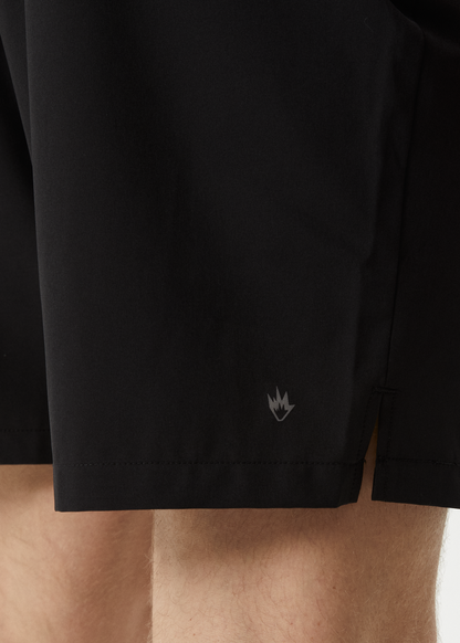 AFENDS Mens Kettle-Ish - Performance Short 18" - Black