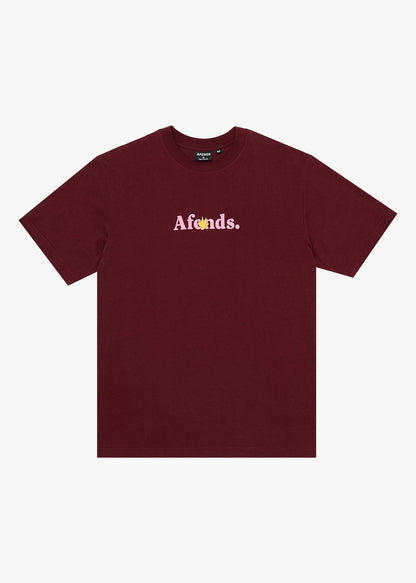 AFENDS Mens Smiles - Retro Tee - Port