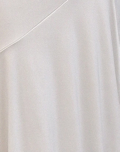Cinta Low Rise Midi Skirt in Ivory