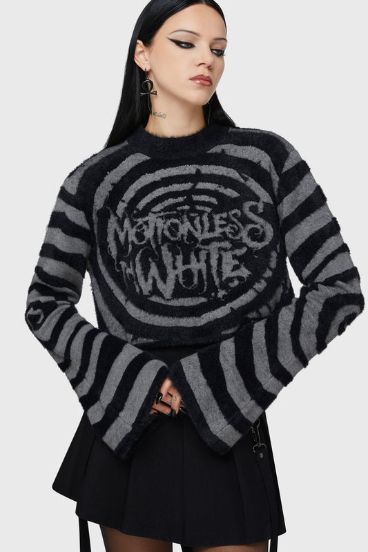 Voices Spiral Crop Sweater