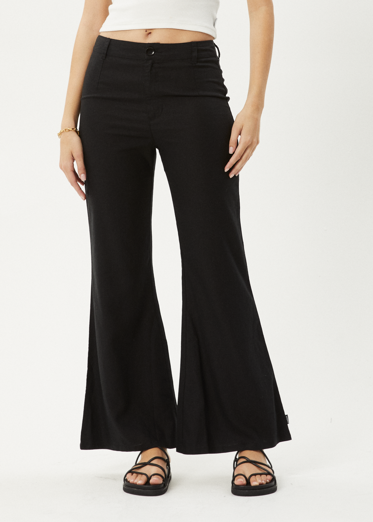 AFENDS Womens Birkin - Flares - Black