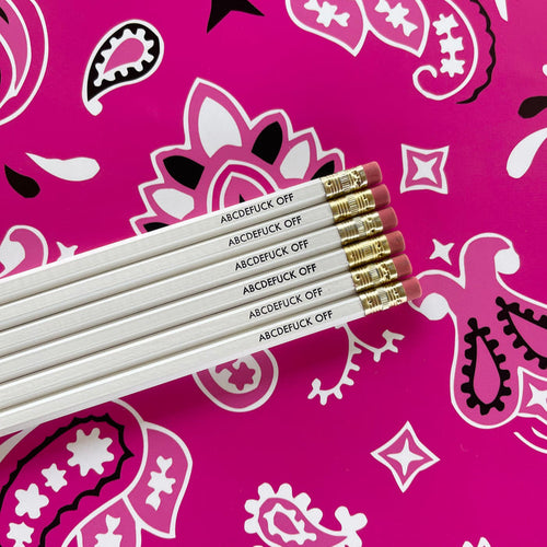 ABCDEF*CK OFF Pencil Set