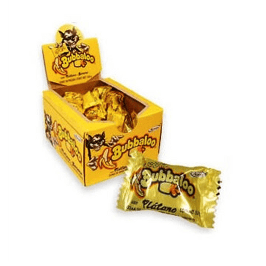Adams Chicle Bubbaloo Platano - 47ct