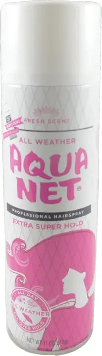 Aqua Net Hair Spray Extra Super Hold White - 11 oz