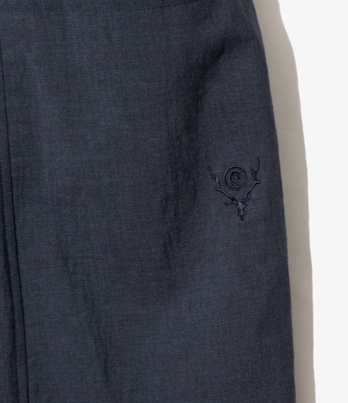 Army String Pant - Navy - Poly Oxford
