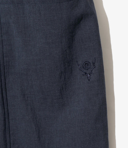Army String Pant - Navy - Poly Oxford