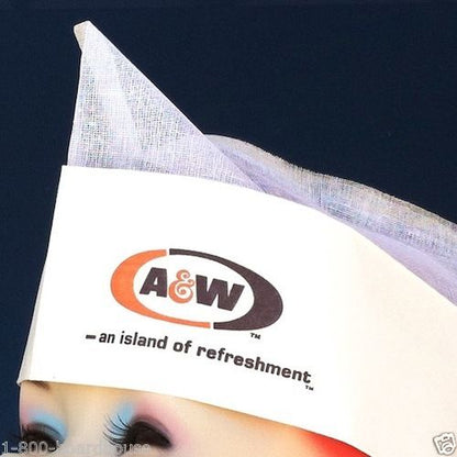 A&W ROOTBEER Soda Paper Jerk Hat 1950s