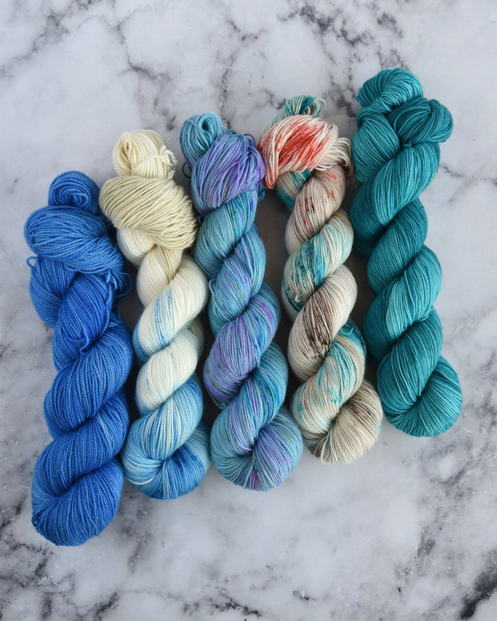 Destination Yarn Knitting Kit Beach Collection Full Skein Set