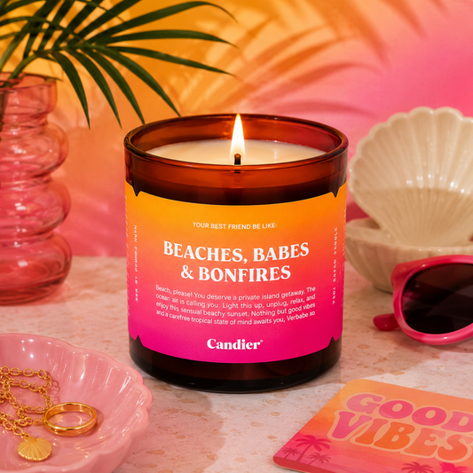 Beaches, Babes And Bonfires 9oz Candle