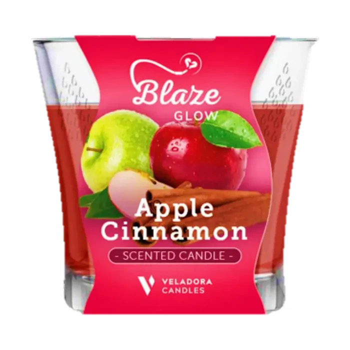 Wholesale Blaze Apple Cinnamon Scented Candle 3.5 oz - Cozy Fragrance at Mexmax INC