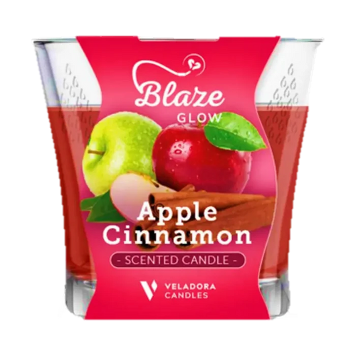Wholesale Blaze Apple Cinnamon Scented Candle 3.5 oz - Cozy Fragrance at Mexmax INC