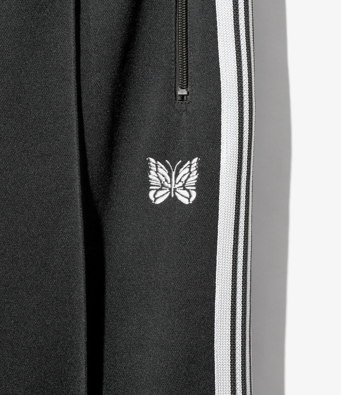 Boot-Cut Track Pant - Charcoal - Poly Smooth
