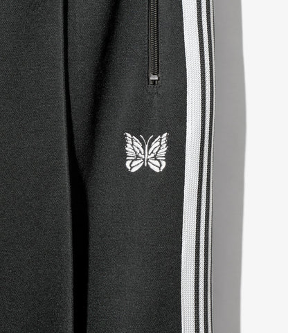 Boot-Cut Track Pant - Charcoal - Poly Smooth