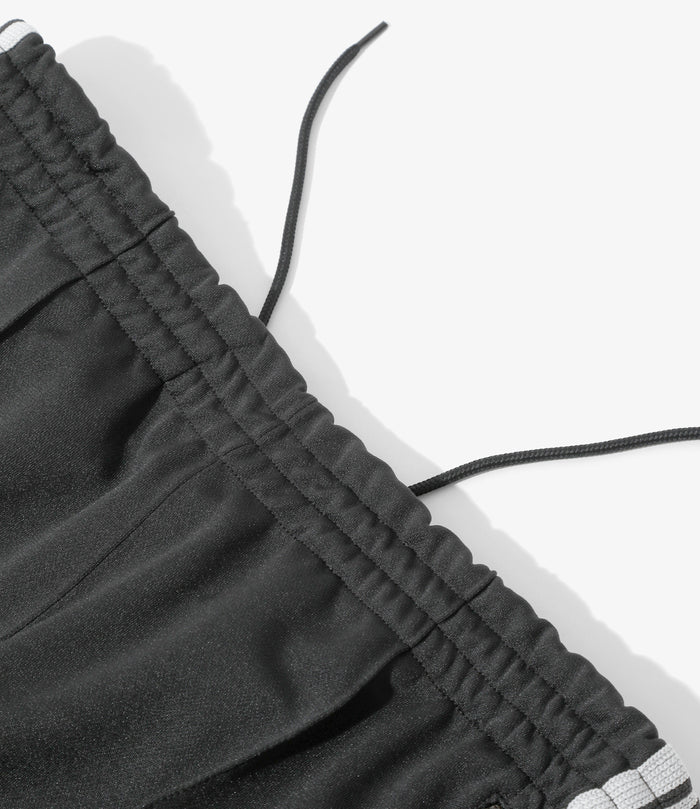 Boot-Cut Track Pant - Charcoal - Poly Smooth