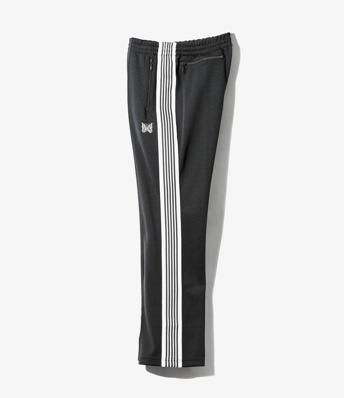 Boot-Cut Track Pant - Charcoal - Poly Smooth