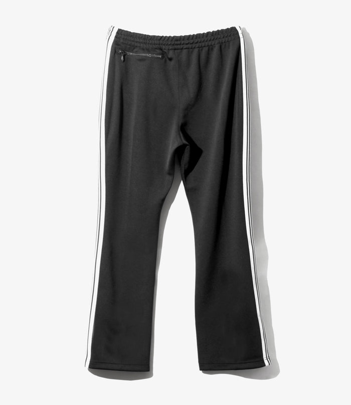 Boot-Cut Track Pant - Charcoal - Poly Smooth