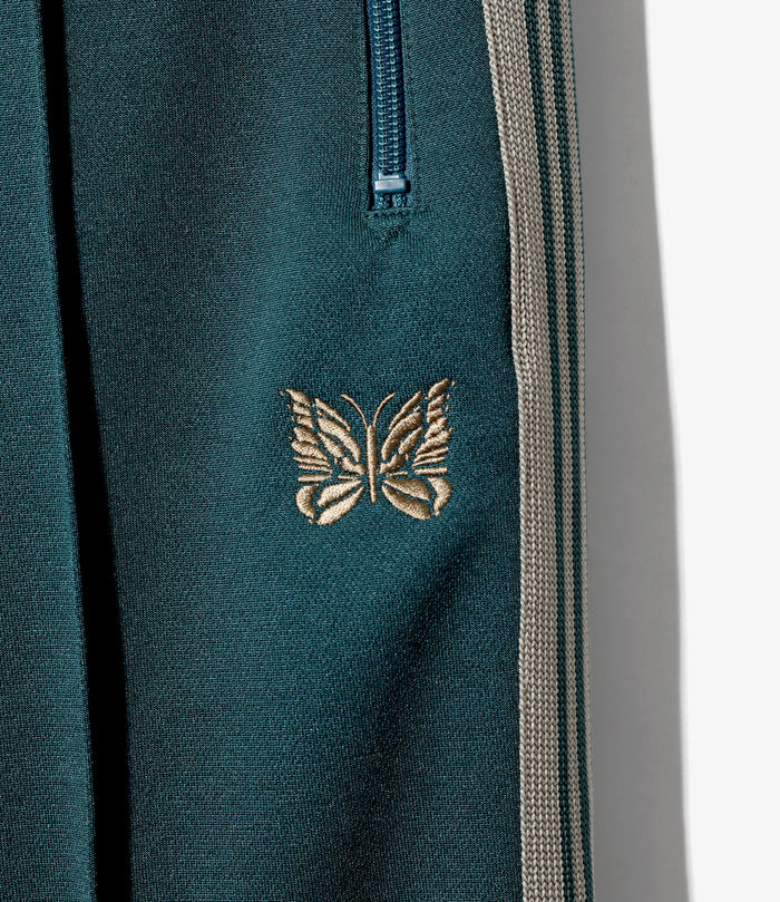 Boot-Cut Track Pant - Green - Poly Smooth