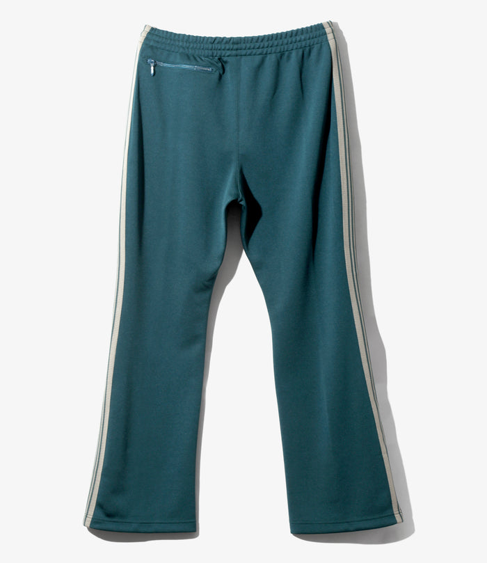 Boot-Cut Track Pant - Green - Poly Smooth