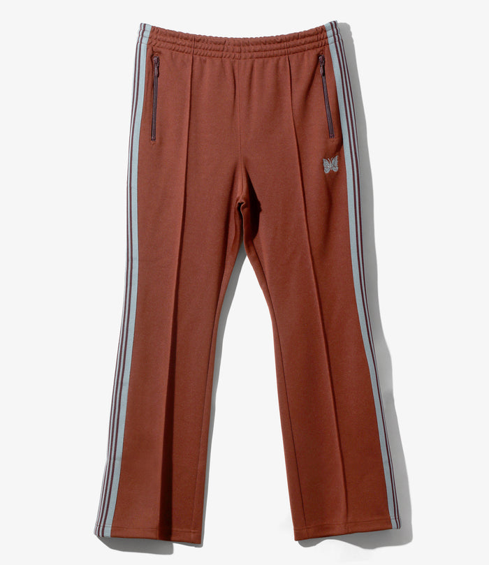 Boot-Cut Track Pant - Rust - Poly Smooth