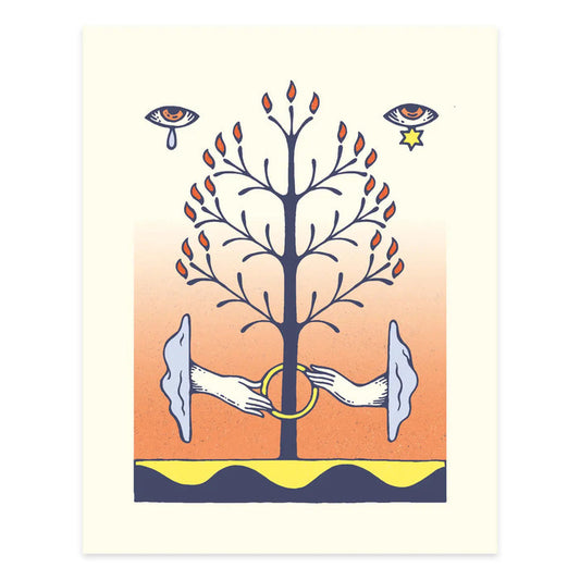 Burning Tree Print