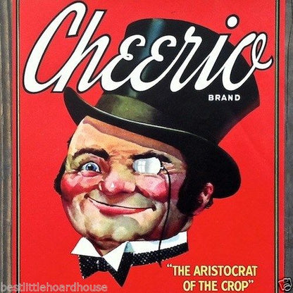 CHEERIO CALIFORNIA VEGETABLES Crate Box Label 1950s